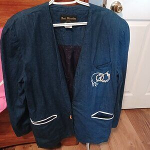 Roni Blanshay 16 Denin Blazer